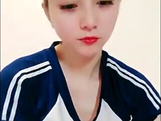 Cute asian tiny cam girl masturbation show